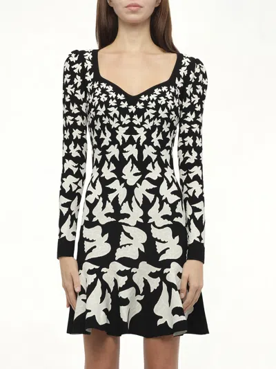 Alexander Mcqueen Women's Knit Dress Birds