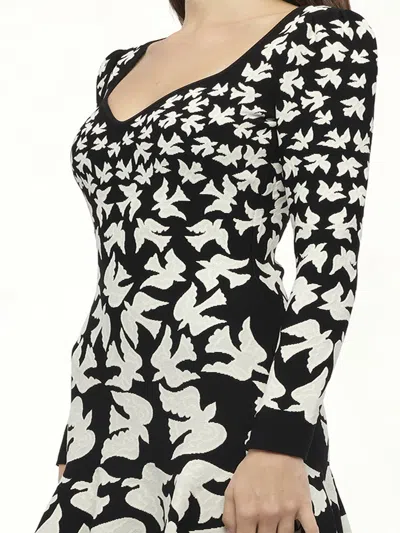 Alexander Mcqueen Women's Knit Dress Birds