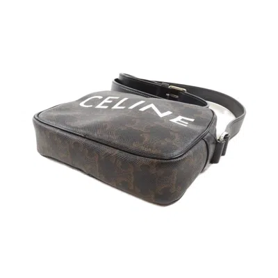 Pre-owned Celine Black Canvas Leather Shoulder Bag ()