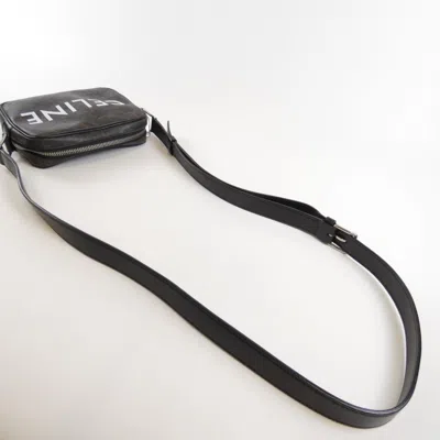 Pre-owned Celine Black Canvas Leather Shoulder Bag ()
