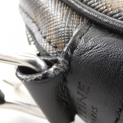 Pre-owned Celine Black Canvas Leather Shoulder Bag ()