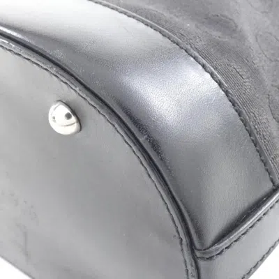 Pre-owned Celine Black Canvas Leather Shoulder Bag ()