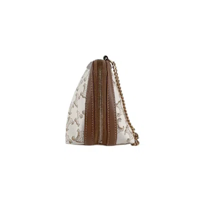 Pre-owned Celine Brown Off-white Pvc Shoulder Bag ()