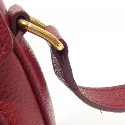 Pre-owned Celine Gold Leather Shoulder Bag ()