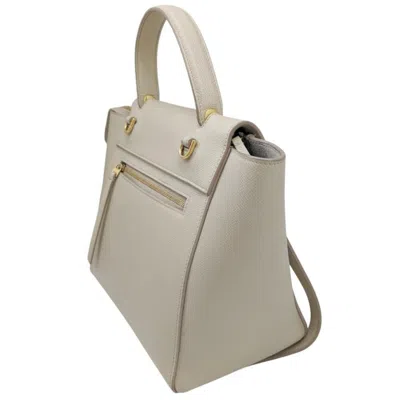 Pre-owned Celine Ivory Leather Handbag Shoulder Bag ()
