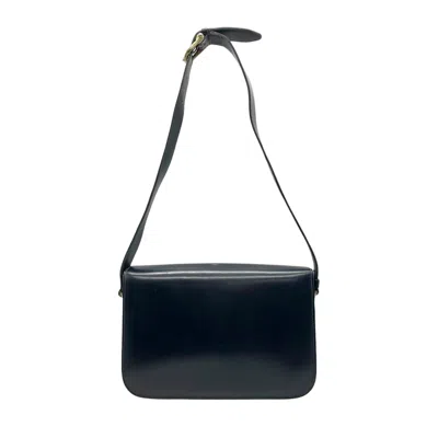Pre-owned Celine Navy Leather Shoulder Bag ()