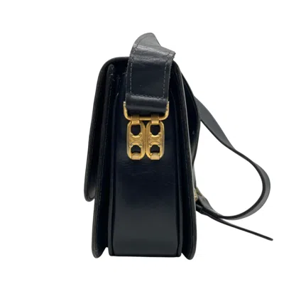 Pre-owned Celine Navy Leather Shoulder Bag ()