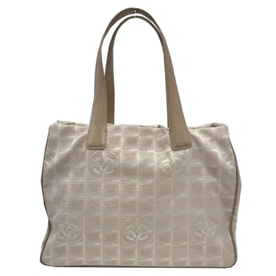 Pre-owned Chanel Beige New Travel Line Tote Bag ()