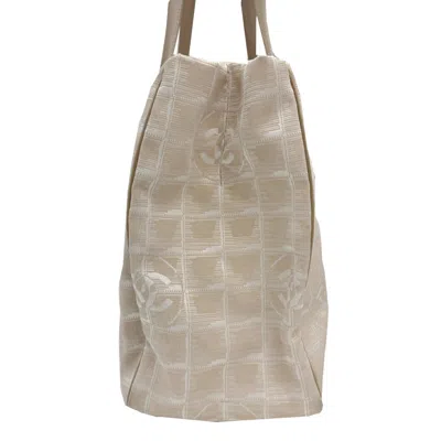 Pre-owned Chanel Beige New Travel Line Tote Bag ()