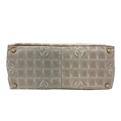 Pre-owned Chanel Beige New Travel Line Tote Bag ()