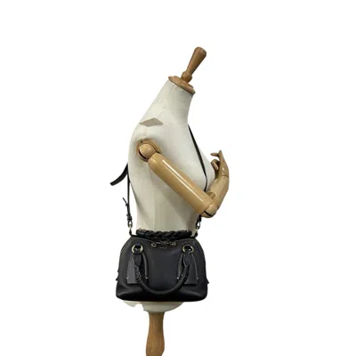 Pre-owned Chloé Navy Leather Handbag Shoulder Bag ()