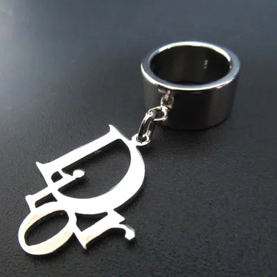 Pre-owned Dior Christian  Silver Band Ring ()