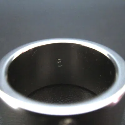 Pre-owned Dior Christian  Silver Band Ring ()