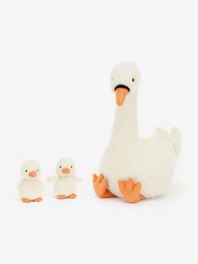 Jellycat Featherful Swan In White