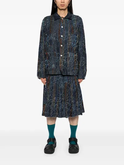 Masu All-over Graphic Print Shorts