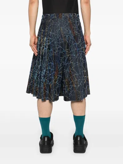 Masu All-over Graphic Print Shorts