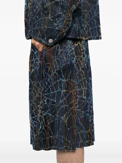 Masu All-over Graphic Print Shorts