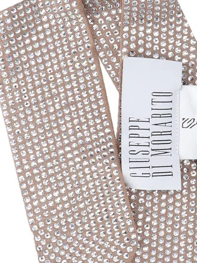 Giuseppe Di Morabito Embellished Scarf With Pointed Ends And Rhinestone Detailing