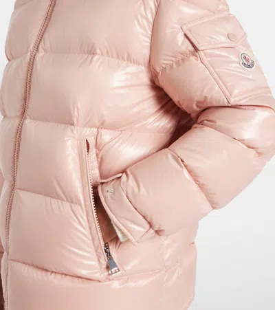 Moncler Womens Pink Maire Hooded Shell-down Jacket Xs In Pink
