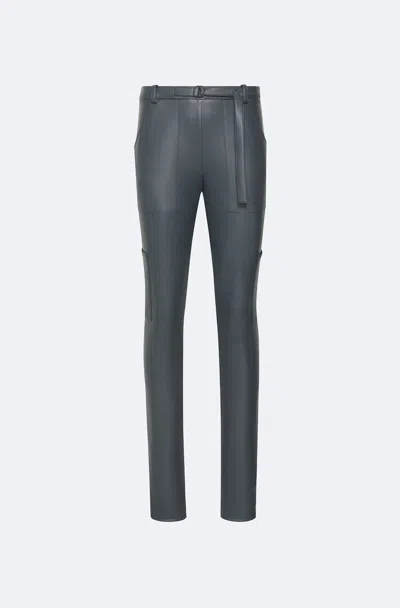 Lapointe Stretch Faux Leather Split Hem Legging