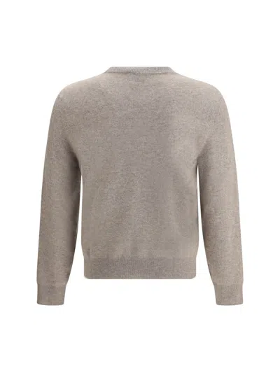 Brioni Cashmere Sweater In Gray