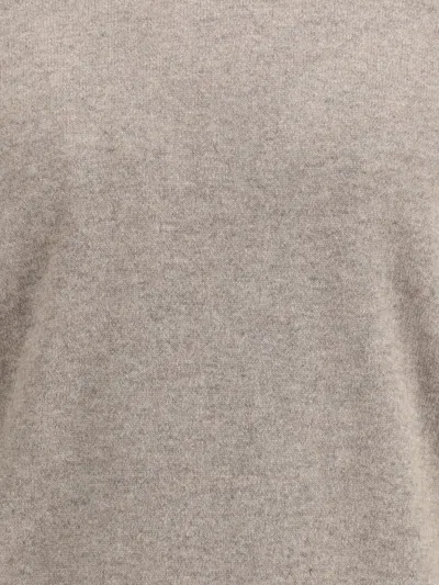 Brioni Cashmere Sweater In Gray