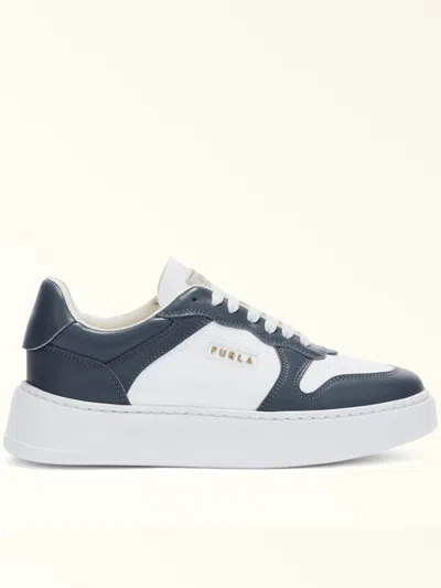 Furla Sport Lace-up Sneakers In White