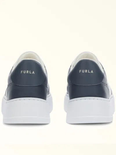 Furla Sport Lace-up Sneakers In White