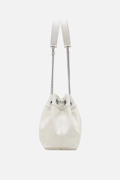 Marc Jacobs White The Small Chain Sack Bag
