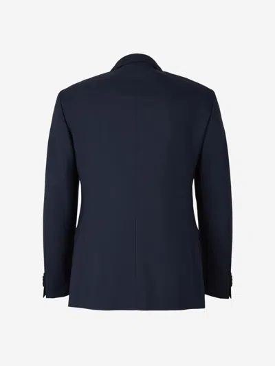 Scabal® Two-button Flap-pocket Suit In Blue