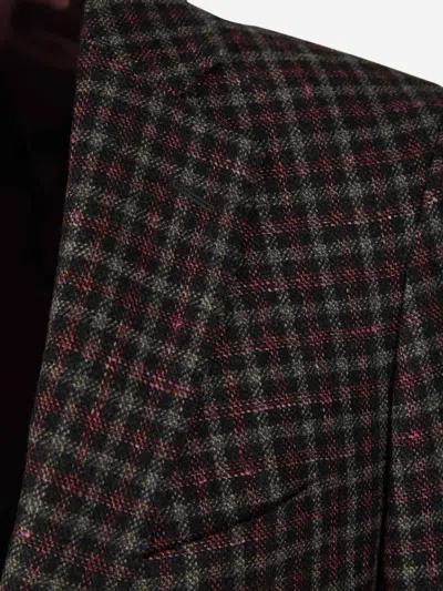 Scabal® Scabal Wool And Cashmere Blazer In Brown