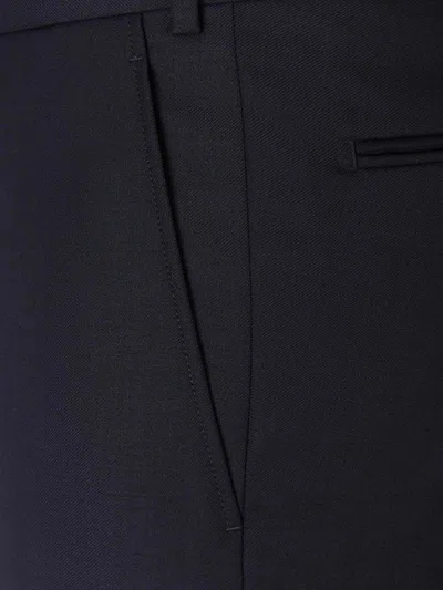 Scabal® Scabal Formal Wool Trousers In Blue