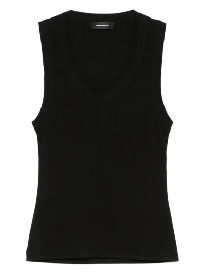 Wardrobe.nyc Scoop-neck Tank Top In Black