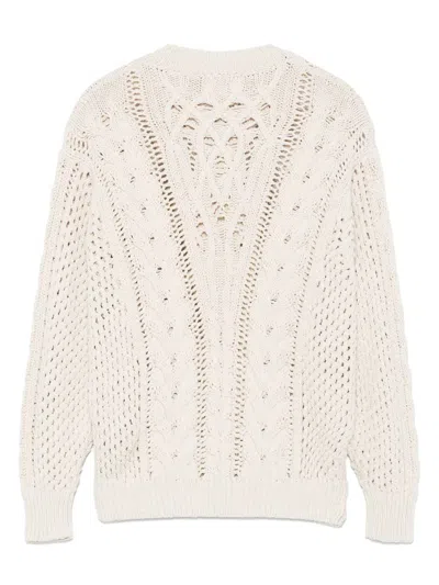 Isabel Marant Étoile Lenza Sweater In Neutral