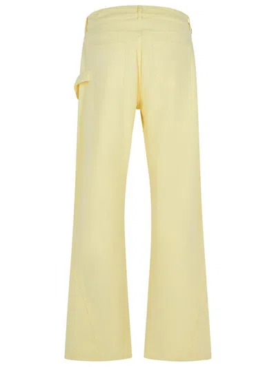 Jw Anderson Twisted Workwear Jeans In Neutral