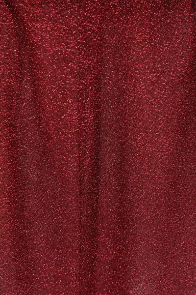 Oseree Womens Burgundy Lumiere Metallic Woven Shorts In Burgundy
