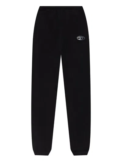 Diesel Straight Trousers With Elastic Waistband And Side Pockets