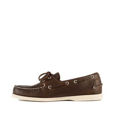 Sebago Docksides Portland Brown Loafer In Brown
