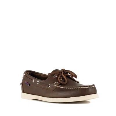 Sebago Docksides Portland Brown Loafer In Brown