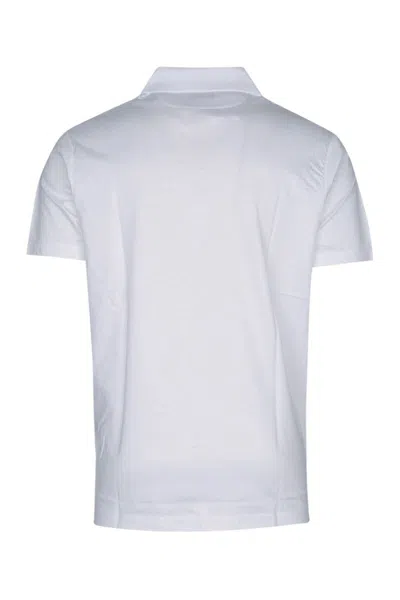 Paul & Shark White Short Sleeves Solid Polo In White