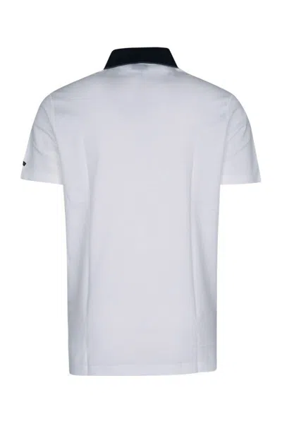 Paul & Shark White Short Sleeves Logo Polo In White