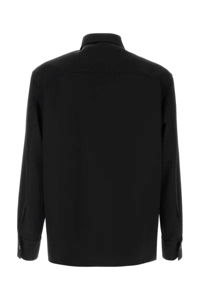 Jil Sander Minimalist Zippered Wool Overshirt