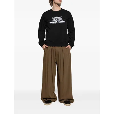 Kenzo Sweatshirt With A Distinctive Tiger Head In Black