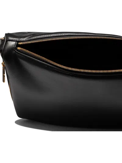 Burberry Shoulder Bags With Adjustable Strap And External Pocket In Black
