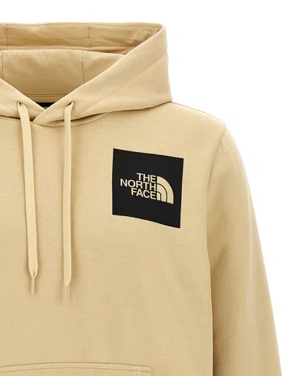 The North Face Timeless Drawstring Hoodie With Ribbed Details In Neutral