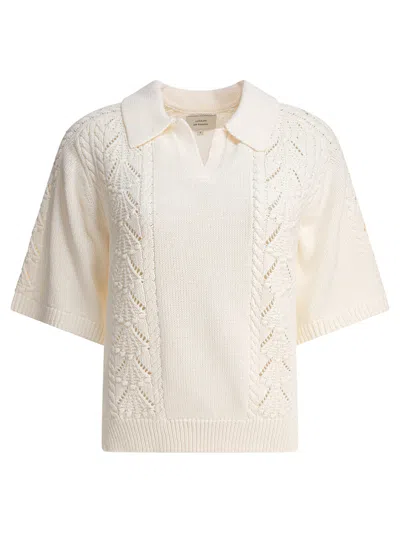 Loulou De Saison Shell Cotton Polo Sweater