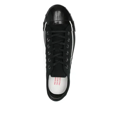 Pro-keds Rubber  Fabric Sneakers In Black