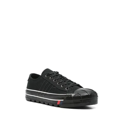Pro-keds Rubber  Fabric Sneakers In Black
