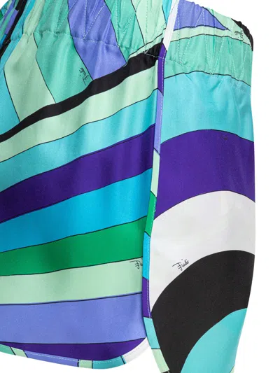 Pucci Shorts In Twill In Multi