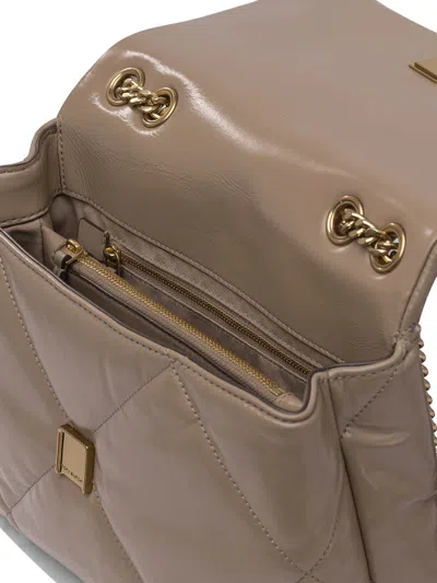 Tory Burch Quilted Chain Strap Top Handle Shoulder Bag